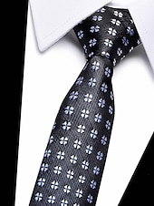 abordables Cravates &amp; noeuds papillons-Homme Cravate Carré de Poche Boutons de Manchette Ensembles Travail Mariage Style formel Classique Plaid du quotidien événements