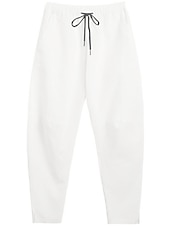 preiswerte Klassiker-Herren Leinenhose Hose Hosen Sommerhosen Pumphose Strandhose Tasche Kordelzug Elastische Taille Glatt Leichtgewichtig Knöchellänge Yoga Täglich Modisch Brautkleider schlicht Lockere Passform Meerblau