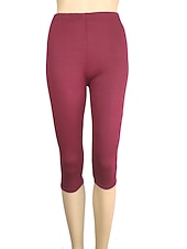 preiswerte Einfarbige Leggings-Damen Casual Sport Leggins Capri-Shorts Scrunch Hintern Shorts Elastische Taille Wadenlänge Hose Täglich Yoga elastisch Baumwollmischung Leicht Sport Hoher Taillenbund Schlank Graues Grün 7 Punkte