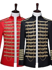 economico Cime-Elegante Classico Retrò Vintage Costume da festa Mascherata Completi &amp; Blazer Principe Uniformi Cosplay Gentiluomo Slim Fit Abito da ballo Costume Per uomo Halloween Mascherata Matrimonio Mascherata