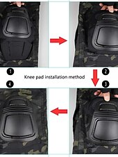 baratos Calças e Calções-Homens Calça Camuflada de Caçador Calças Táticas com joelheiras Ripstop A Prova de Vento Respirável Bolso Múltiplo Inverno Outono camuflagem Algodão Calças para Caça Militar Treinamento Jungle Python