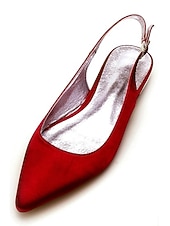 preiswerte Hochzeitsgast-Damen Hochzeitsschuhe Übergrössen Brautschuhe Flacher Absatz Schlaufen Heel Spitze Zehe Minimalismus Satin Schnalle Weiß Elfenbein Silber