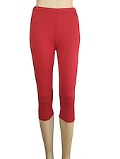 preiswerte Einfarbige Leggings-Damen Casual Sport Leggins Capri-Shorts Scrunch Hintern Shorts Elastische Taille Wadenlänge Hose Täglich Yoga elastisch Baumwollmischung Leicht Sport Hoher Taillenbund Schlank Graues Grün 7 Punkte
