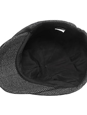 halpa Miesten hatut-Miesten Baskeri Newsboy-hattu Tweed Cap khaki Vaalean harmaa Puuvilla Katutyyli Tyylikäs 1920-luvun muoti ulko- Päivittäin Bile Graafiset tulosteet Lämmin