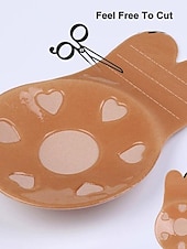 baratos Sutiãs-sutiãs femininos&amp;amp;bralettes sem alças cobertura total cor sólida sexy micro-elástico push up invisível festa de encontro&amp;amp;noite algodão preto / dia dos namorados / dia dos namorados roupas para