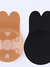 baratos Sutiãs-sutiãs femininos&amp;amp;bralettes sem alças cobertura total cor sólida sexy micro-elástico push up invisível festa de encontro&amp;amp;noite algodão preto / dia dos namorados / dia dos namorados roupas para