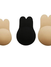 baratos Sutiãs-sutiãs femininos&amp;amp;bralettes sem alças cobertura total cor sólida sexy micro-elástico push up invisível festa de encontro&amp;amp;noite algodão preto / dia dos namorados / dia dos namorados roupas para