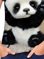 cheap Girl&#039;s 3D Animals-Kids Girls&#039; T shirt Animal Outdoor 3D Print Short Sleeve Active 3-12 Years Spring Black