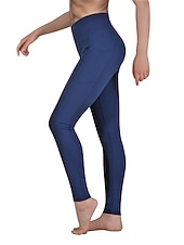 Χαμηλού Κόστους Γιόγκα κολάν &amp; καλσόν-Γυναικεία Καλσόν Κολάν Σκούρο γκρι Βαθυγάλαζο Μαύρο Μεσαία Μέση Βασικό Αθλήματα Γιόγκα Καταλληλότητα Γυμναστήριο Μικροελαστικό Μέχρι τον αστράγαλο Έλεγχος κοιλιάς Μονόχρωμο XS Τ M L XL / Πολύ στενό