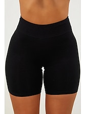 ieftine Lenjerie de modelare-pantaloni scurti dama jambiere culoare uni scurt negru primavara &amp;amp; tinute pentru casa de vara