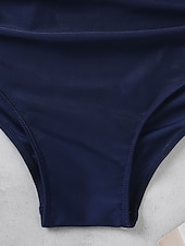 abordables Maillots de bain une pièce-Femmes Maillots de Bain Une Pièce Monokini Maillots de bain Maillot de bain Froncé Contrôle du ventre Mince Élégant Basique Couleur Unie Uni Bretelle Sans manches Maillots de bain