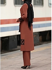 preiswerte Arabischer Muslim-Damen arabisch Muslim Hosen Abaya Kaftan Kleid Für Cosplay Abaya Erwachsene Sterne oben Hosen Party, Festival