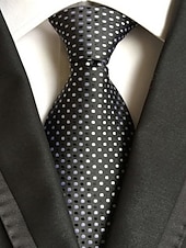 economico Cravatte e papillon da uomo-Per uomo Cravatte Lavoro Matrimonio Gentiluomo A righe Formale Affari
