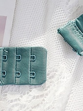 abordables Sostenes-Sujetadores inalámbricos para mujer, con doble tirante, ajustables, cobertura total, escote en V, transpirables, color puro, con gancho&amp;amp;Sujetador casual diario de nailon con escote en V, color