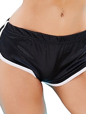 abordables Shorts de course-Femme Short Running Course Short Fitness Training Rayure-garniture Bas Athlétique Spandex Respirable Doux Séchage rapide Marathon Fonctionnement Le jogging Coupe ajustée Tenue de sport Tenues de Sport