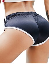 abordables Shorts de course-Femme Short Running Course Short Fitness Training Rayure-garniture Bas Athlétique Spandex Respirable Doux Séchage rapide Marathon Fonctionnement Le jogging Coupe ajustée Tenue de sport Tenues de Sport