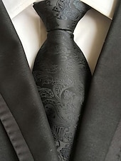 economico Cravatte e papillon da uomo-Per uomo Cravatte Lavoro Matrimonio Gentiluomo A righe Formale Affari