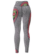 preiswerte Yoga Leggings &amp; Strumpfhosen-Damen Sport Leggings Gym Sport leggings Yogahose Elasthan Schwarz Kurz geschnittene Leggings Paisley-Muster Bauchkontrolle Kolbenheber Kleidung Yoga Fitness Fitnesstraining Laufen / Hochelastisch