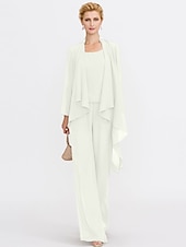 billige mors wraps-Kvinnes Stola Shrug Mors Stola Frakker  Jakker Elegant Solbeskyttelse Lange Ermer Chiffon Bryllups Gjest Stola med Perler Fest Kveld Vår  Høst å imponere