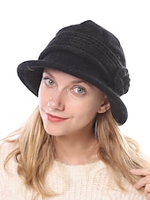 levne Klobouky-Dámské Čepice Beanie Teplá zimní čepice Denní Dovolená Plná / Jednobarevná Úplet Na běžné nošení Běžné / Denní 1 pcs