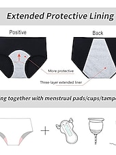 cheap Panties-Period Underwear Leak Proof Hipster Cotton Menstrual Panties Women Heavy Flow First Period Starter Kit Briefs Home Outfits