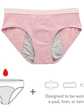 cheap Panties-Period Underwear Leak Proof Hipster Cotton Menstrual Panties Women Heavy Flow First Period Starter Kit Briefs Home Outfits
