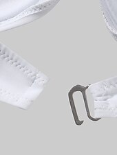 preiswerte Bikini-Sets-Damen Badeanzug Bikinis 2 Stück Cheeky-Bikinihose Bademode Rüschen 2 teilig Rückenfrei Sexy Strandbekleidung Sexy Glatt Einfarbig Trägerlos Ärmellos Badeanzüge