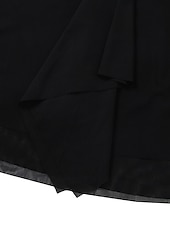 halpa Tankini-uimapuvut-Naisten Normaali Uima-asut Tankini 2 kpl Uimapuku 2-osainen Vaatimattomat uimapuvut Bandeau Olkaimeton Loma Ranta-asut Yhtenäinen väri Olkaimellinen Hihaton Uimapuvut