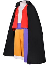abordables Disfraces de anime-Aventurero del océano Pirata del Sombrero de Paja Animé Traje de cosplay Trajes De Cosplay Disfraz Para Hombre Niños Adulto