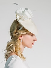 Недорогие Фасцинаторы-шляпа дерби в стиле Кентукки, элегантные пасторальные повязки на голову из абаки с рюшами/вечерний/чаепитие/головной убор с чашкой Мельбурна