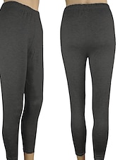 abordables Leggings unis-collants de mode pour femmes leggings pantalons pleine longueur week-end décontracté extensible uni contrôle du ventre bout à bout maigre rose rouge 2xl