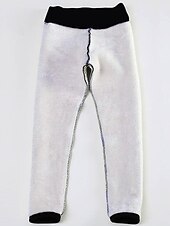 economico Leggings foderati in pile-Per donna Pantaloni in pile Collant Ghette Essenziale Informale Casual Lunghezza intera Vita alta Tinta unica Taglio alto Tenere al caldo Elevata elasticità Ufficio Giornaliero Leggings in lana di
