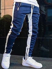 ieftine Picior drept-Bărbați Jogger Pantaloni Pantaloni Sport Buzunar cu Fermoar Fermoare pentru glezne Pantaloni De Atletism Îmbrăcăminte Atletică Primăvară Toamnă Απαλό Confortabil la umezeală Respirabil Gimnastic