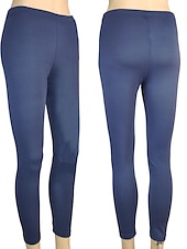 abordables Leggings unis-collants de mode pour femmes leggings pantalons pleine longueur week-end décontracté extensible uni contrôle du ventre bout à bout maigre rose rouge 2xl