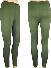 abordables Leggings unis-collants de mode pour femmes leggings pantalons pleine longueur week-end décontracté extensible uni contrôle du ventre bout à bout maigre rose rouge 2xl