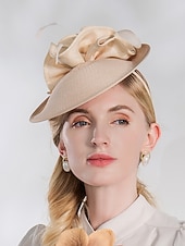 Недорогие Фасцинаторы-шляпа дерби в стиле Кентукки, элегантные пасторальные повязки на голову из абаки с рюшами/вечерний/чаепитие/головной убор с чашкой Мельбурна
