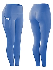 abordables Leggings et collants de yoga-Femme Pantalon de compression Collant Legging Running Course avec poche téléphone Sous Vêtement Plein Air Athlétique Athleisure Hiver Respirable Doux Compression Aptitude Exercice Physique