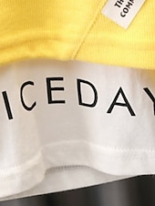 preiswerte Sets-Mädchen 3D Feste Farbe Buchstabe Set aus Kapuzenpullover und Jogginghose Kleidungsset Langarm Herbst Winter Kuschelig Süß Baumwolle kinderkleidung 3-10 Jahre Urlaub Regular Fit