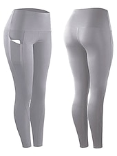 abordables Leggings et collants de yoga-Femme Pantalon de compression Collant Legging Running Course avec poche téléphone Sous Vêtement Plein Air Athlétique Athleisure Hiver Respirable Doux Compression Aptitude Exercice Physique