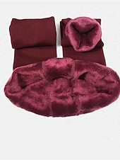 abordables Leggings en polaire-Femmes Pantalon en polaire Collants Leggings Mode Longueur complète Couleur Unie Lifting des fesses Confort Contrôle du ventre Élastique Décontracté Quotidien Noir Grise