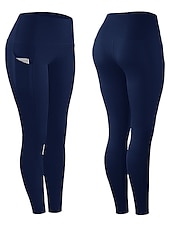 abordables Leggings et collants de yoga-Femme Pantalon de compression Collant Legging Running Course avec poche téléphone Sous Vêtement Plein Air Athlétique Athleisure Hiver Respirable Doux Compression Aptitude Exercice Physique