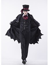 Χαμηλού Κόστους Αποκριάτικες στολές-Vampires Σύνολα Φανταστική φορεσιά ΜΑΣΚΕ παρτυ Steampunk Ενηλίκων Ανδρικά Απόκριες Επίδοση Εύκολες αποκριάτικες στολές Ντύνομαι