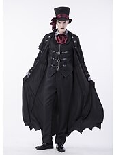 Χαμηλού Κόστους Αποκριάτικες στολές-Vampires Σύνολα Φανταστική φορεσιά ΜΑΣΚΕ παρτυ Steampunk Ενηλίκων Ανδρικά Απόκριες Επίδοση Εύκολες αποκριάτικες στολές Ντύνομαι
