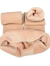 abordables Leggings en polaire-Femmes Pantalon en polaire Collants Leggings Mode Longueur complète Couleur Unie Lifting des fesses Confort Contrôle du ventre Élastique Décontracté Quotidien Noir Grise