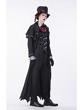 Χαμηλού Κόστους Αποκριάτικες στολές-Vampires Σύνολα Φανταστική φορεσιά ΜΑΣΚΕ παρτυ Steampunk Ενηλίκων Ανδρικά Απόκριες Επίδοση Εύκολες αποκριάτικες στολές Ντύνομαι