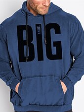 abordables Sweats à capuche grande taille pour hommes-Homme Grande Taille Sweat à capuche Grand et grand Impression 3D Capuche Poche manche longue Printemps &amp; Automne Mode Vêtement de rue basique Confortable Travail Usage quotidien Hauts
