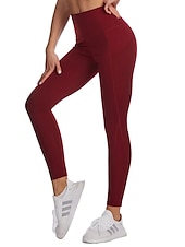abordables Leggings et collants de yoga-Femme Pantalon de compression Collant Legging Running Course avec poche téléphone Sous Vêtement Plein Air Athlétique Athleisure Hiver Respirable Doux Compression Aptitude Exercice Physique