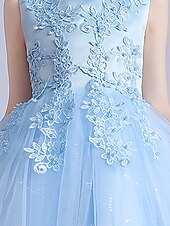 levne Dívčí květinové šaty-Děti Dívčí Květinové dívčí šaty Šaty Květiny Bez rukávů Svatební Párty Flitry Princeznovské Sladký Polyester Délka ke kolenům Květinové dívčí šaty Léto 3-12 let Bílá Světlá růžová Námořnická modř