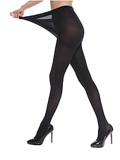 economico collant-Per donna Calze Collant Sollevamento dei glutei Modellamento delle gambe Elevata elasticità Sensuale C Carne Nero Taglia unica
