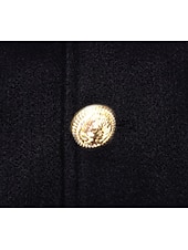 preiswerte Herren-Blazer &amp; -Anzüge-Herren Wintermantel Mantel Trenchcoat Kurzermantel Mantel Arbeit Geschäft Winter Polyester Warm Oberbekleidung Bekleidung Einfarbig Klassicher Stil Fallendes Revers